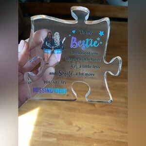 Personalized Puzzle Piece with Friends Design